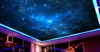 Натяжной потолок звездное небо Саянск, цена от 5242 руб.
