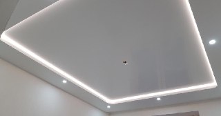 Светодиодные натяжные потолки Саянск, цена от 1548 руб.